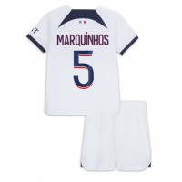 Paris Saint-Germain Marquinhos #5 Bortadräkt Barn 2023-24 Kortärmad (+ Korta byxor)